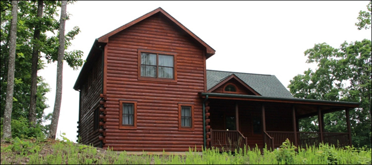 Professional Log Home Borate Application  Summit County, Ohio
